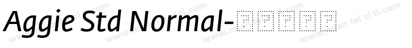 Aggie Std Normal字体转换
